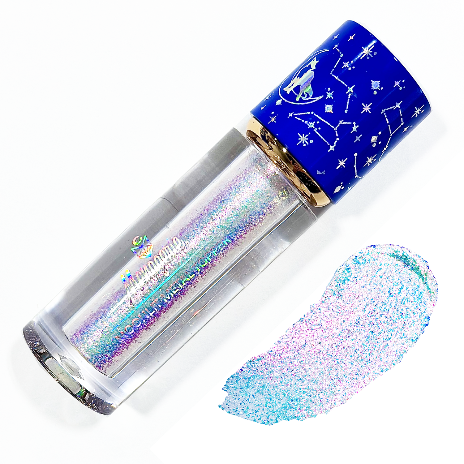 Multichrome Liquid Eyeshadow & Lipstick Glitter Topper Sparkly