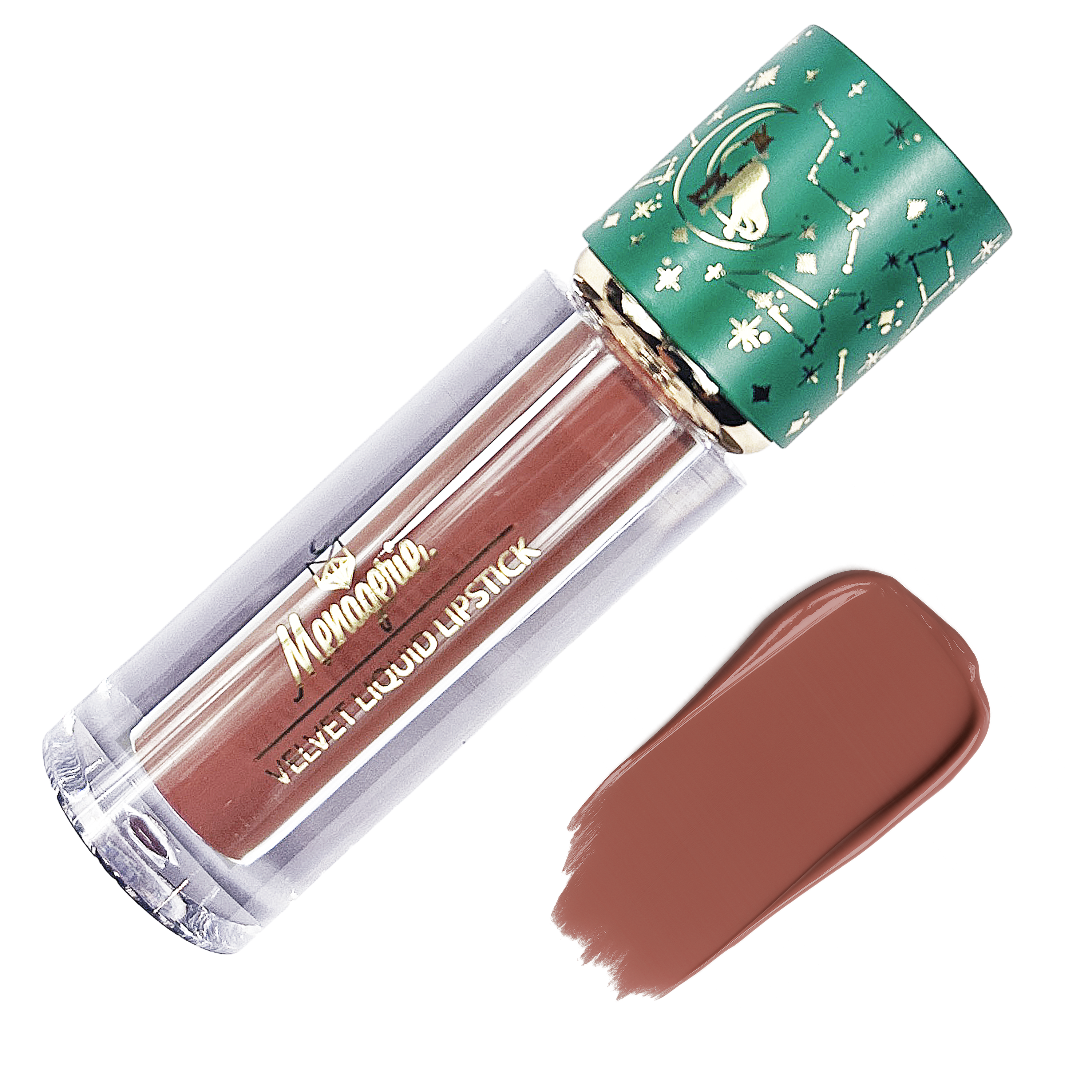 8HR Vegan Matte Liquid Lipstick Color Nude Brown | Grizzly