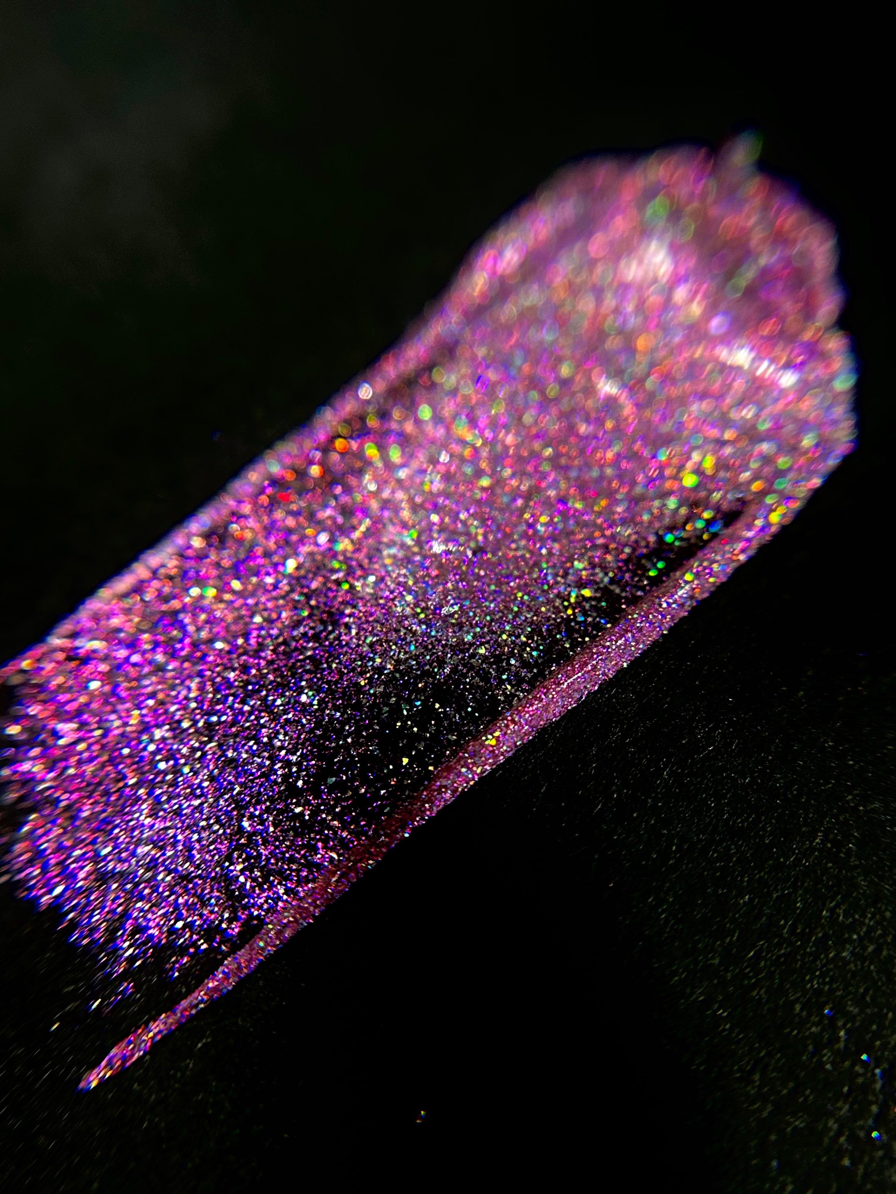 Dahlia Moonlit Metal Holo Glitter Topper