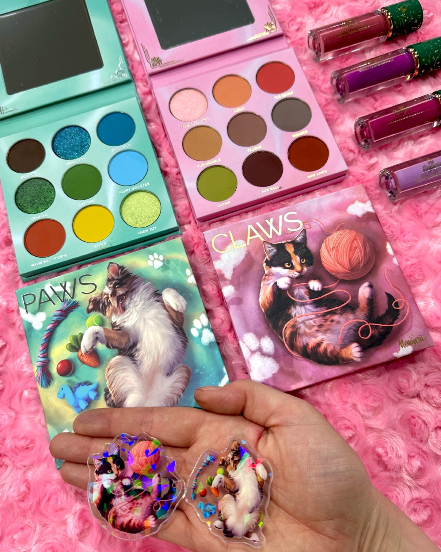 Claws and Paws palettes from Menagerie popular Cosmetics BNIB