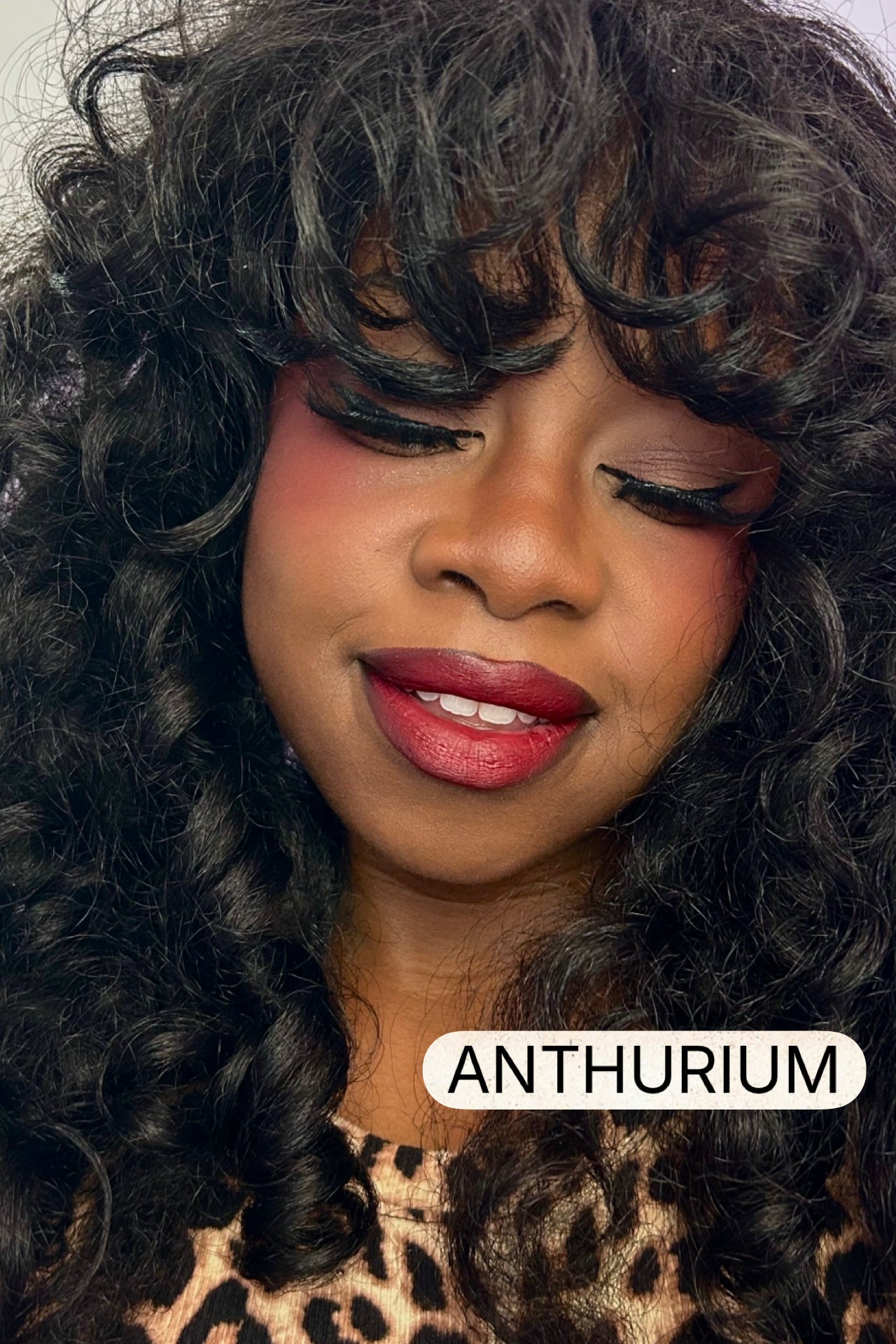 anthurium lipstick red Long Lasting Kiss Proof Matte Liquid Lipstick - Dark Red - Vegan - Waterproof