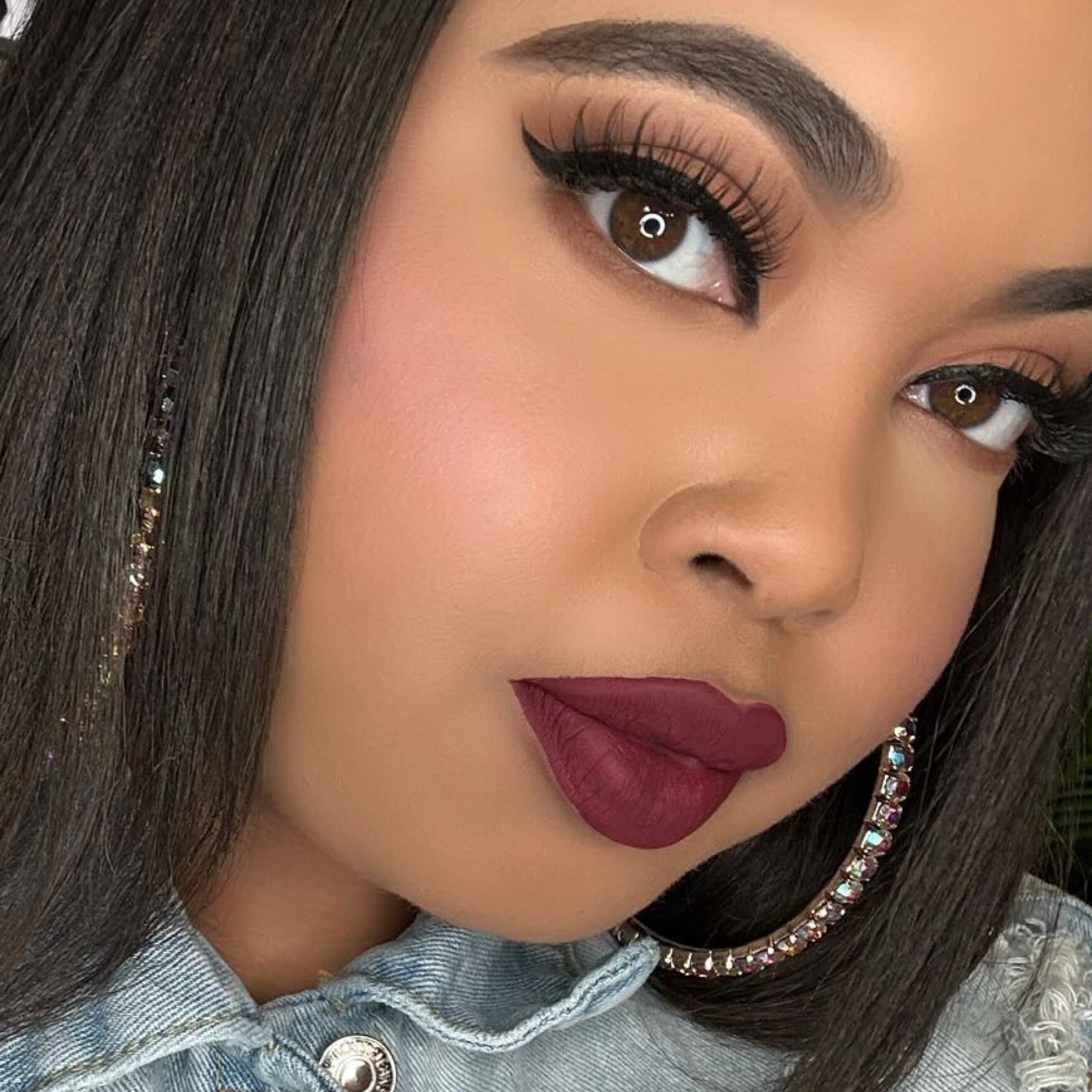 anthurium lipstick red Long Lasting Kiss Proof Matte Liquid Lipstick - Dark Red - Vegan - Waterproof